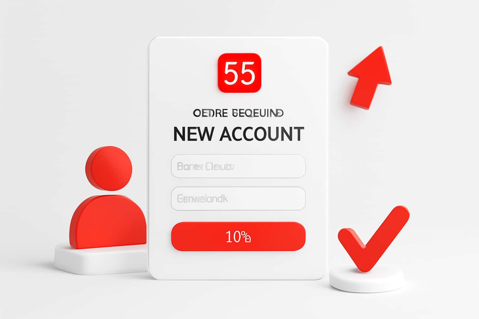 55 Game Register - New Account Interface