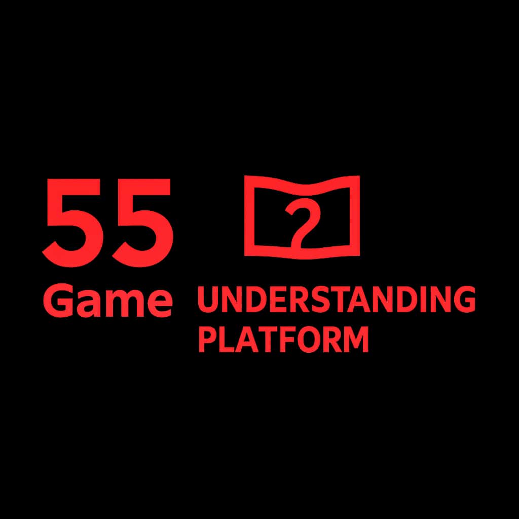 An icon illustrating the 55 Game Platform as a resource guide.